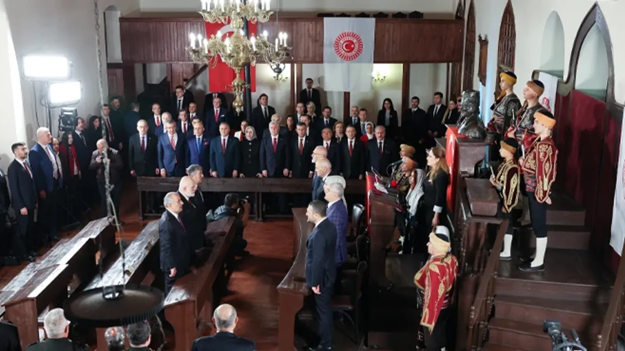 TBMM'nin açılışının 103. yıl dönümünde Birinci Meclis'te tören düzenlendi