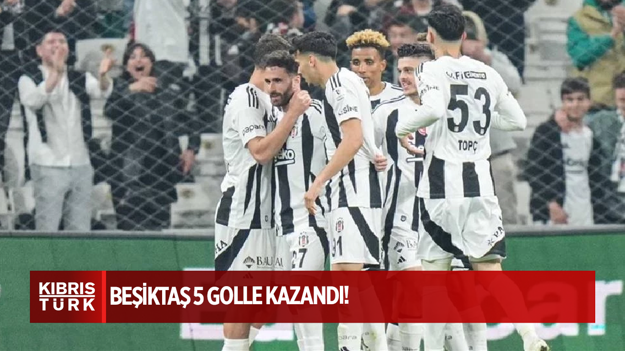 Beşiktaş 5 golle kazandı, Hatayspor küme düştü