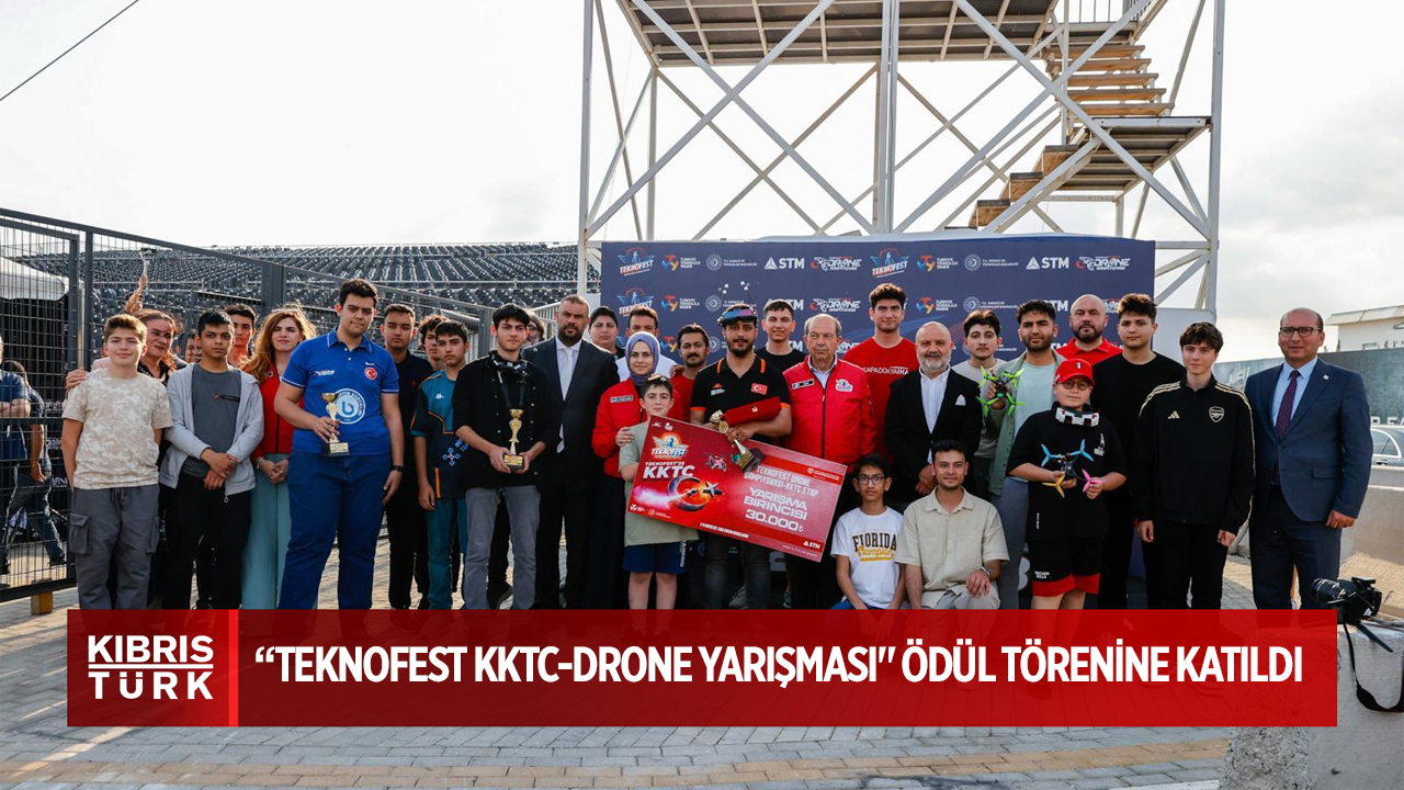 Cumhurbaşkanı Tatar, “TEKNOFEST KKTC-Drone Yarışması" ödül törenine katıldı