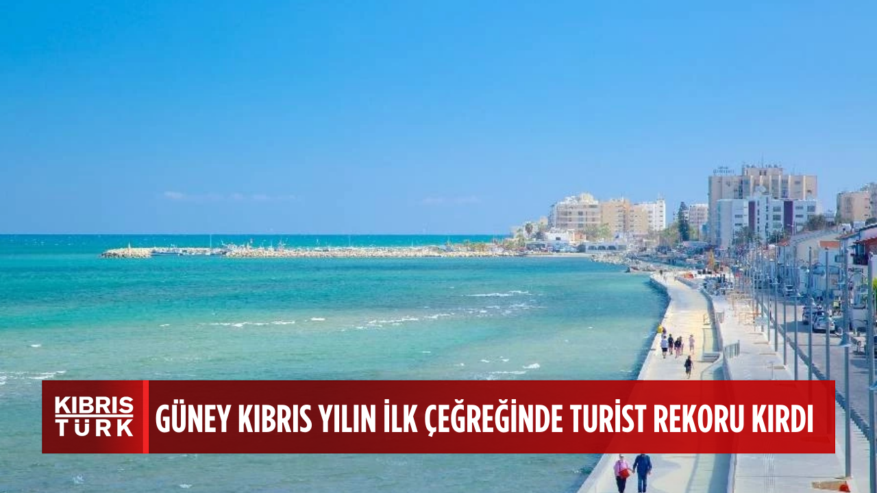 Güney Kıbrıs'ta yılın ilk çeyreğinde 450 bin ile turist rekoru!