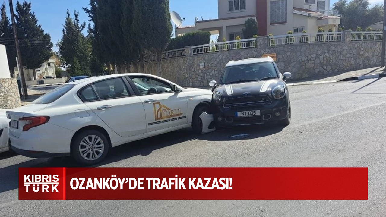 Ozanköy’de kaza yaşandı!