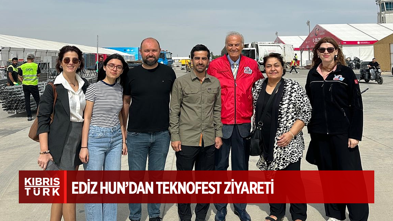 Ediz Hun, “Teknofest'25 KKTC” alanını ziyaret etti