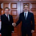 Başbakan Ünal Üstel, Hakan Fidan ile Ankara'da görüştü