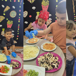 Minik şefler Bal Adası'nda pizza yaptı