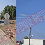 TIR YÜKSEK GERİLİM HATLARINA TAKILDI, YANGIN ÇIKTI