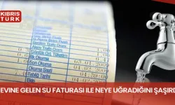 Evine gelen su faturası ile neye uğradığını şaşırdı!