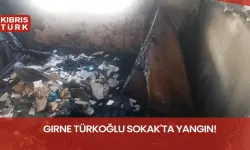 Girne Türkoğlu Sokak'ta Yangın!