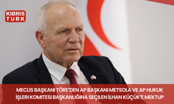 Meclis Başkanı Töre’den AP Başkanı Metsola ve AP Hukuk İşleri Komitesi Başkanlığına seçilen İlhan Küçük’e mektup