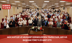 Mücahitler ve muharip derneklerden temsilciler, Meclis Başkanı Töre’yi ziyaret etti