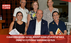 Cumhurbaşkanı Tatar, Bülent Günkut'un kitap imza günü ve fotoğraf sergisine katıldı