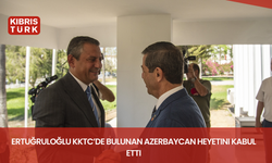 Ertuğruloğlu KKTC’de bulunan Azerbaycan heyetini kabul etti
