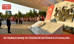 20 Temmuz Barış ve Özgürlük Bayramı kutlamaları… Dr. Fazıl Küçük Anıt Mezarı’nda tören düzenlendi