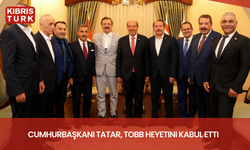 Cumhurbaşkanı Tatar, TOBB heyetini kabul etti