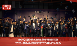 Bahçeşehir Kıbrıs Üniversitesi 2023-2024 mezuniyet töreni yapıldı