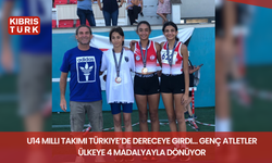 U14 Milli Takımı Türkiye’de dereceye girdi… Genç atletler ülkeye 4 madalyayla dönüyor