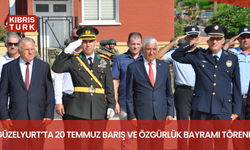 Güzelyurt’ta 20 Temmuz Barış ve Özgürlük Bayramı Töreni…