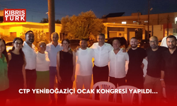 CTP Yeniboğaziçi Ocak Kongresi yapıldı... Şemsi Oyuncu yeniden başkan seçildi