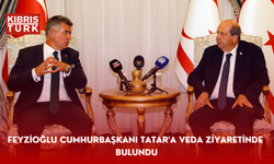 Feyzioğlu Cumhurbaşkanı Tatar'a veda ziyaretinde bulundu