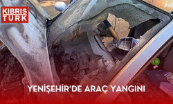 Yenişehir’de araç yangını