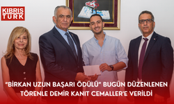 “Birkan Uzun Başarı Ödülü” bugün düzenlenen törenle Demir Kanıt Cemaller'e verildi