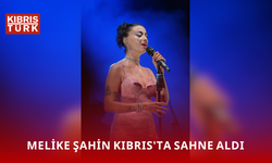 Melike Şahin Kıbrıs'ta sahne aldı