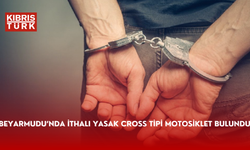 Beyarmudu’nda ithali yasak cross tipi motosiklet bulundu, bir kişi tutuklandı