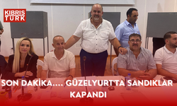 SON DAKİKA.... Güzelyurt'ta sandıklar kapandı