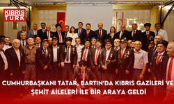 Cumhurbaşkanı Tatar, Bartın’da Kıbrıs gazileri ve şehit aileleri ile bir araya geldi