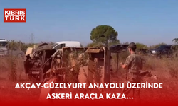 Akçay-Güzelyurt Anayolu üzerinde Askeri araçla kaza...Yaralılardan biri hayatını kaybetti