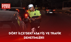 DÖRT İLÇE’DEKİ ASAYİŞ VE TRAFİK DENETİMLERİNDE   1042 KİŞİ ALEYHİNDE YASAL İŞLEM BAŞLATILDI, 4 KİŞİ TUTUKLANDI