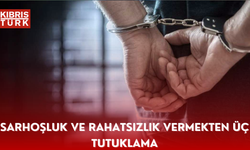 Sarhoşluk ve rahatsızlık vermekten üç tutuklama