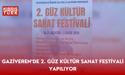 Gaziveren’de 2. Güz Kültür Sanat Festivali yapılıyor