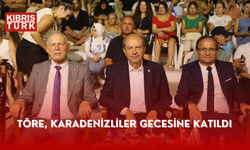 Töre, Karadenizliler gecesine katıldı