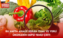 Bu hafta analiz edilen ithal ve yerli ürünlerin hepsi temiz çıktı