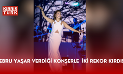 Ebru Yaşar verdiği konserle  iki rekor kırdı!