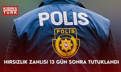 Hırsızlık zanlısı 13 gün sonra tutuklandı