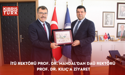 İTÜ Rektörü Prof. Dr. Mandal’dan DAÜ Rektörü Prof. Dr. Kılıç’a ziyaret