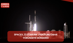 SpaceX, 23 Starlink uydusunu daha yörüngeye gönderdi