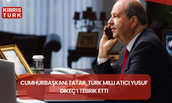 Cumhurbaşkanı Tatar, Türk Milli Atıcı Yusuf Dikeç’i tebrik etti