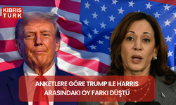 Anketlere göre Trump ile Harris arasındaki oy farkı 1,3 puana düştü