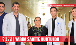 Yarım saatte 17 yıllık tansiyon hastalığından kurtuldu