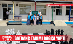 Hedef Hizmet Kulübü, Cihangir-Düzova İlkokuluna bahçe satranç takımı bağışı yaptı