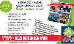 Leymosun Kültür Vakfı 6 Ekim’de Gilan ve Limasol'a gezi düzenliyor