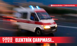 Dengesini kaybeden ve düşmemek için elektrik telini tutan kişi yoğun bakımda...