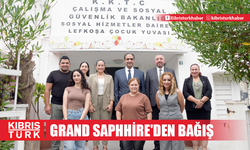 Grand Saphhire'den Lefkoşa Çocuk Yuvası’na anlamlı bağış