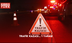 Girne-Lefkoşa ana yolunda trafik kazası…