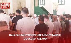 Hala Sultan Tekkesi'nde Mevlit Kandili Coşkusu Yaşandı