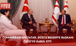 Cumhurbaşkanı Tatar, Düzce Belediye Başkanı Özlü'yü kabul etti