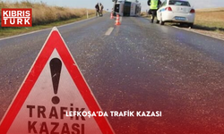 Lefkoşa’da trafik kazası