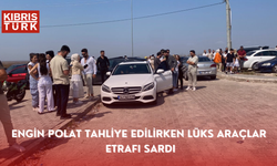 Engin Polat tahliye edilirken lüks araçlar etrafı sardı